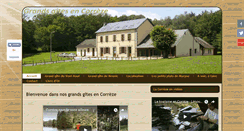 Desktop Screenshot of grands-gites-correze.com